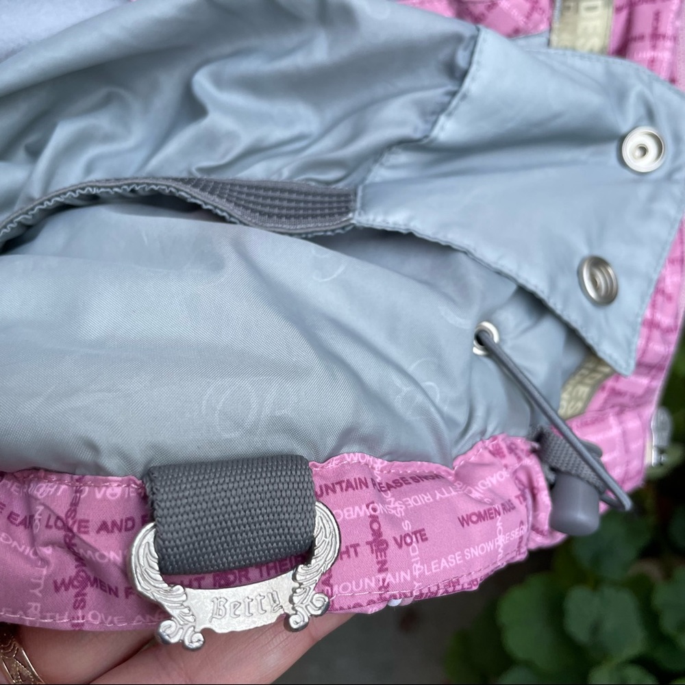 Light pink/gray Betty Rides snow jacket - Picture 12 of 12